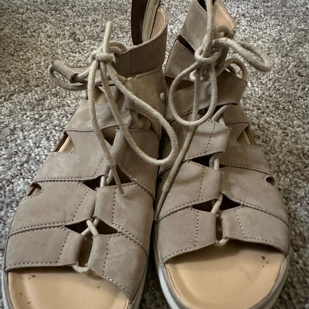 Hartjes Gladiator Beige Sandals - Size 37